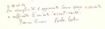 libro delle dediche